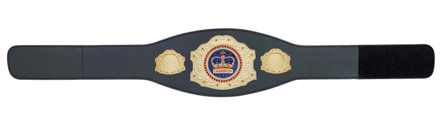 GOLD CHAMPIONSHIP BELT - XXLMIDI/G/BLUEGEMG - AVAILABLE IN 4 LEATHER COLOURS GOLD CHAMPIONSHIP BELT - XXLMIDI/G/BLUEGEMG - AVAILABLE IN 4 LEATHER COLOURS